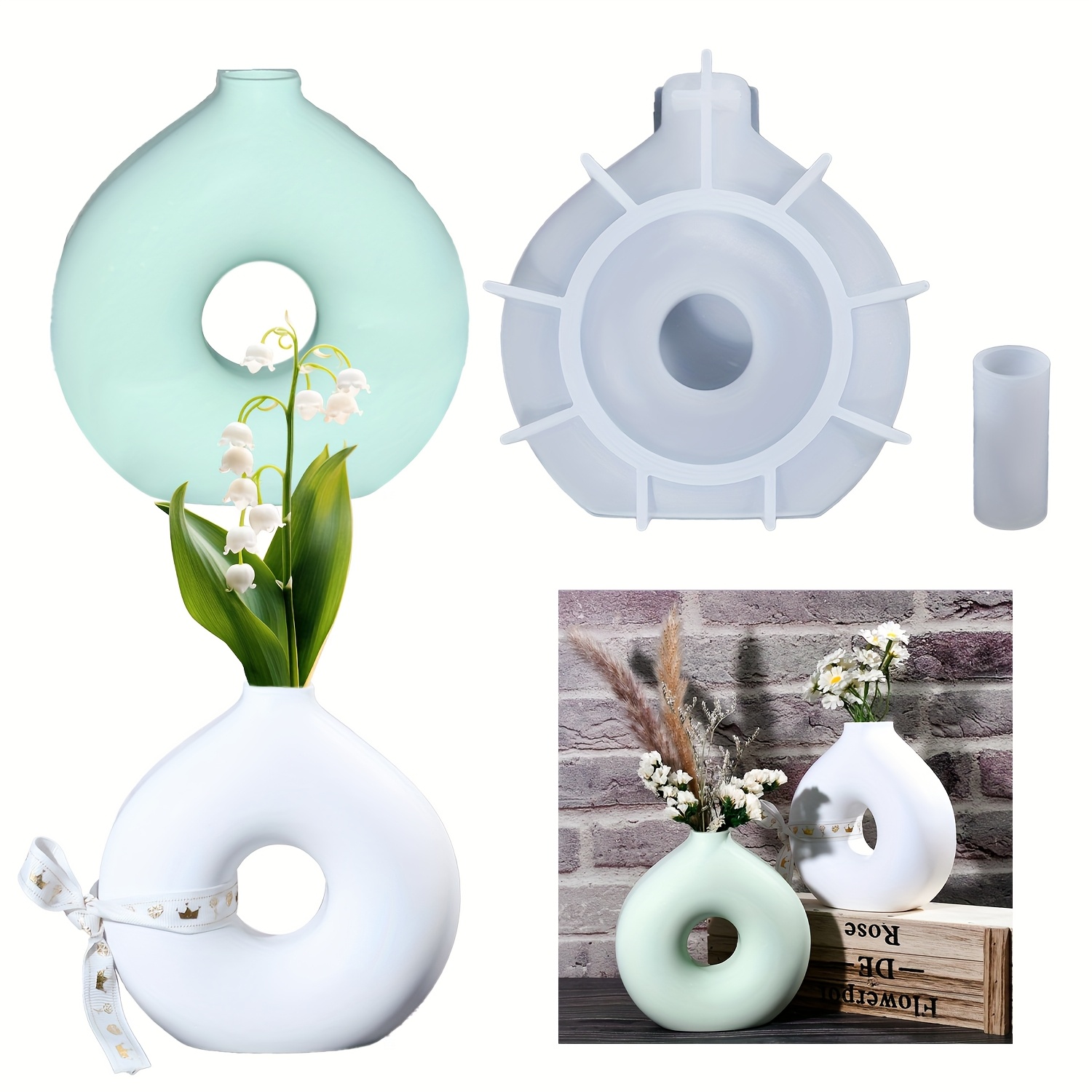 Resin Art Price - 1 stampo in silicone per vaso