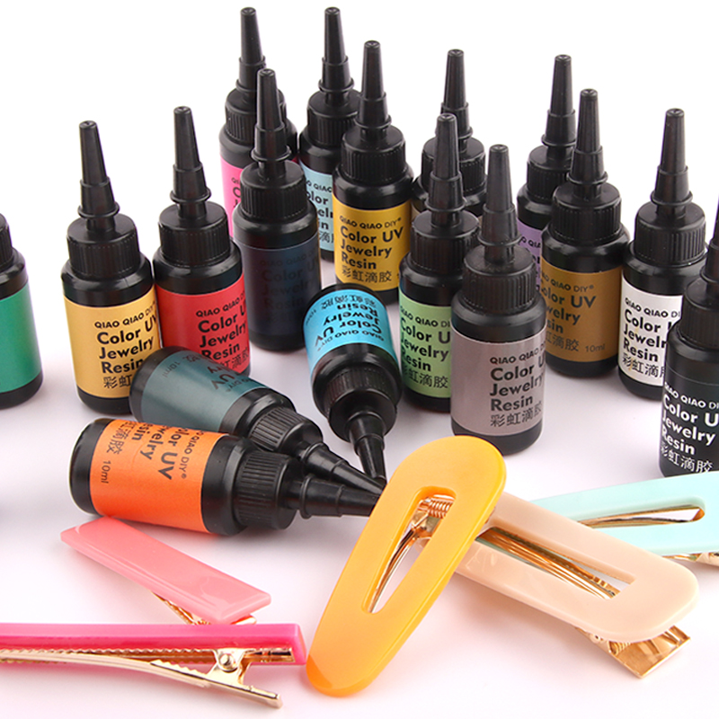 Uv Resin Clear Hard - Colla per resina UV dura colorata