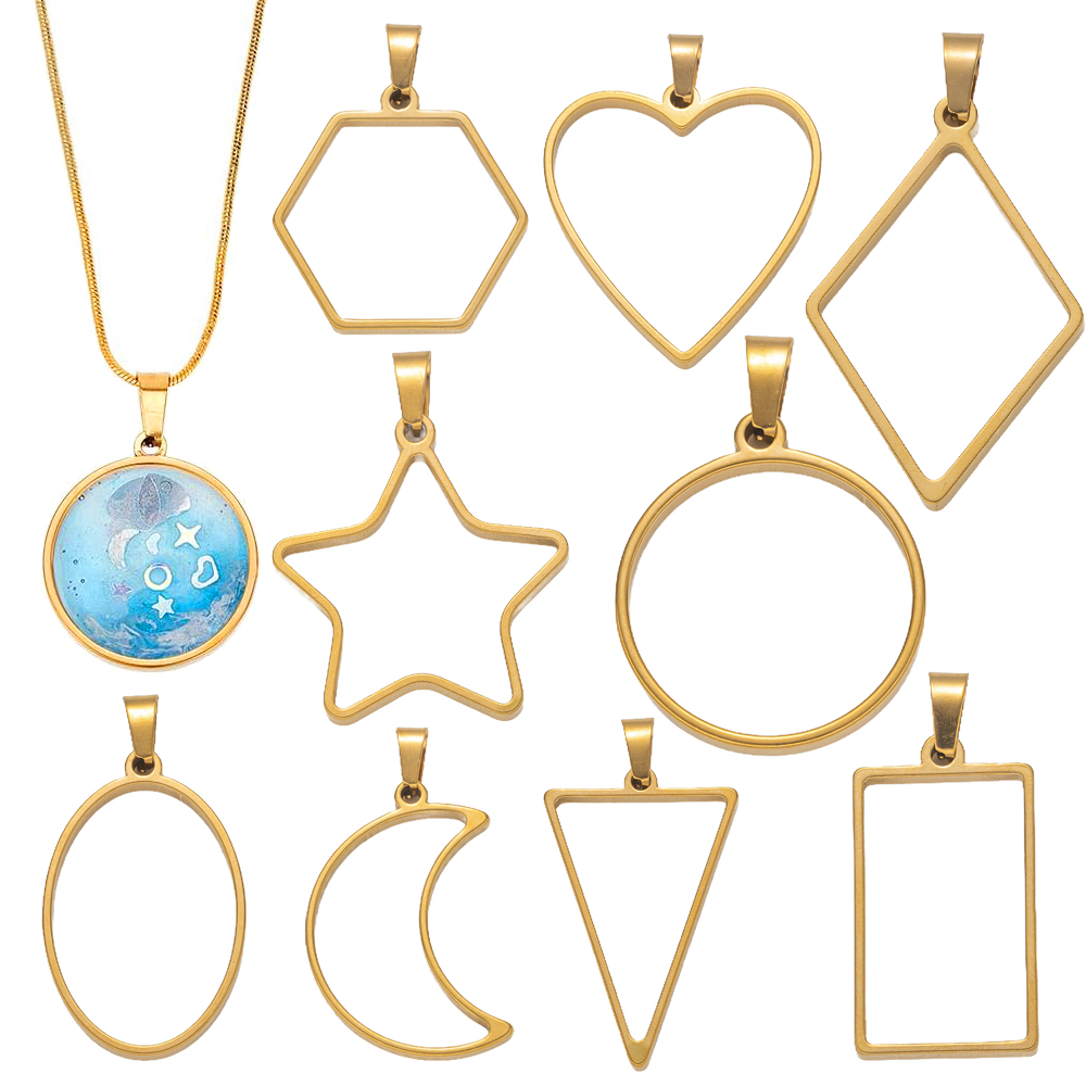 Resin Art Jewellery Kit - 5 pezzi in acciaio inossidabile con