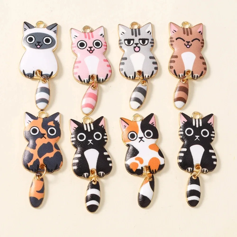 Resin Art Jewellery Kit - 10 Pezzi 16×39mm Ciondoli in Resina