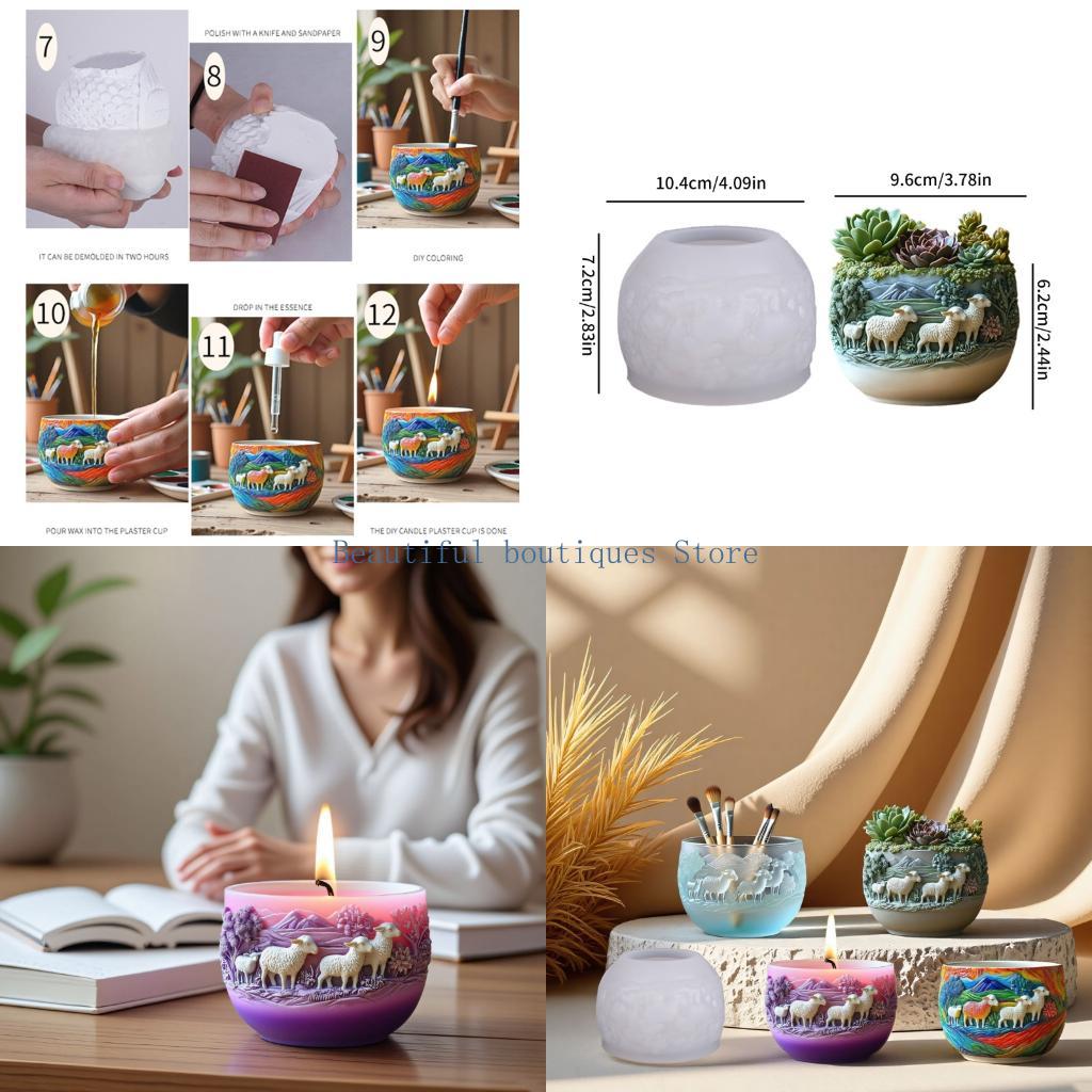 Resin Art Unique Ideas - U4LF Stampo in silicone creativo per