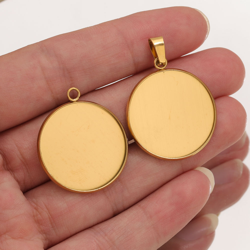 Resin Art Jewellery Kit - 10 pz Pendenti In Oro In