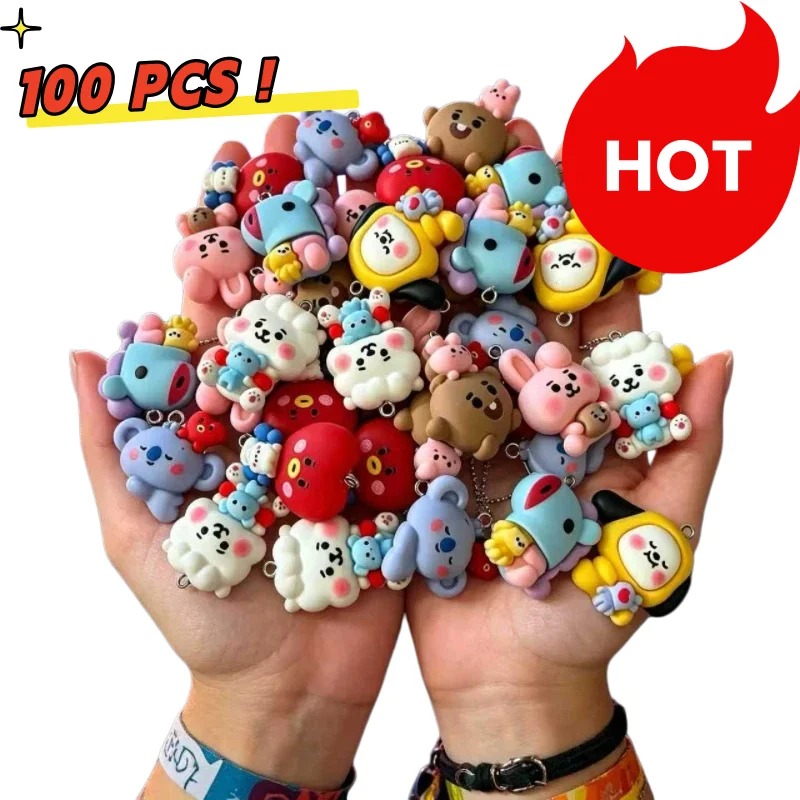 Resin Art Jewellery Kit - 7 pezzi di ciondoli in resina