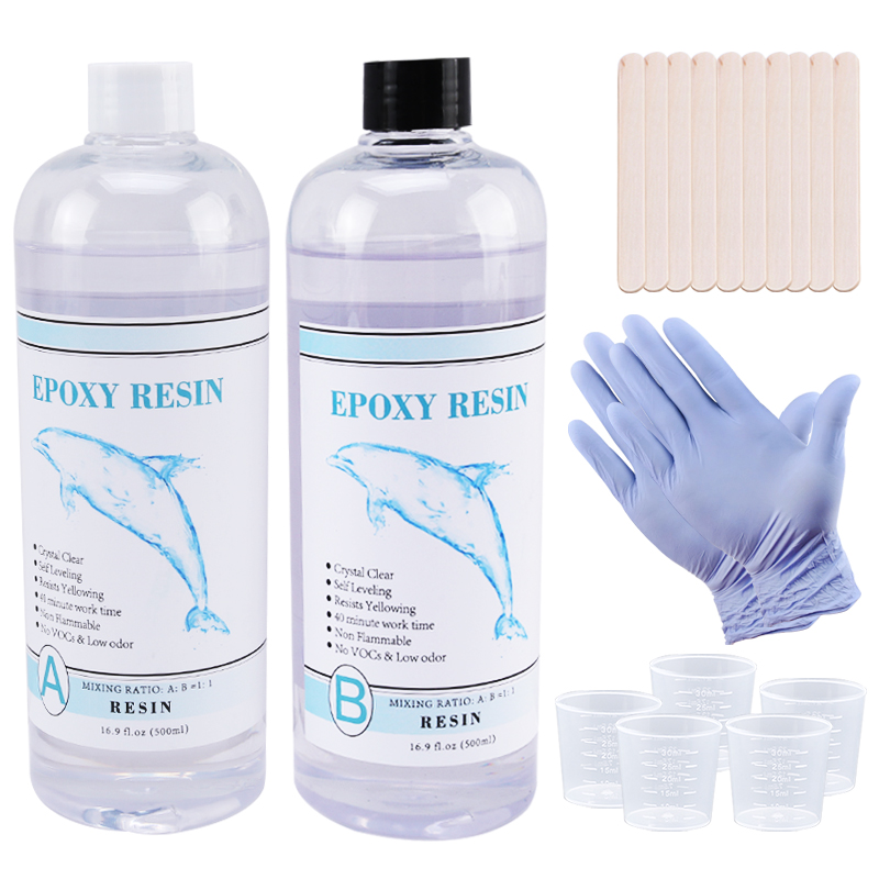 Uv Resin Clear Hard - Resina epossidica trasparente 1:1 Resina artistica