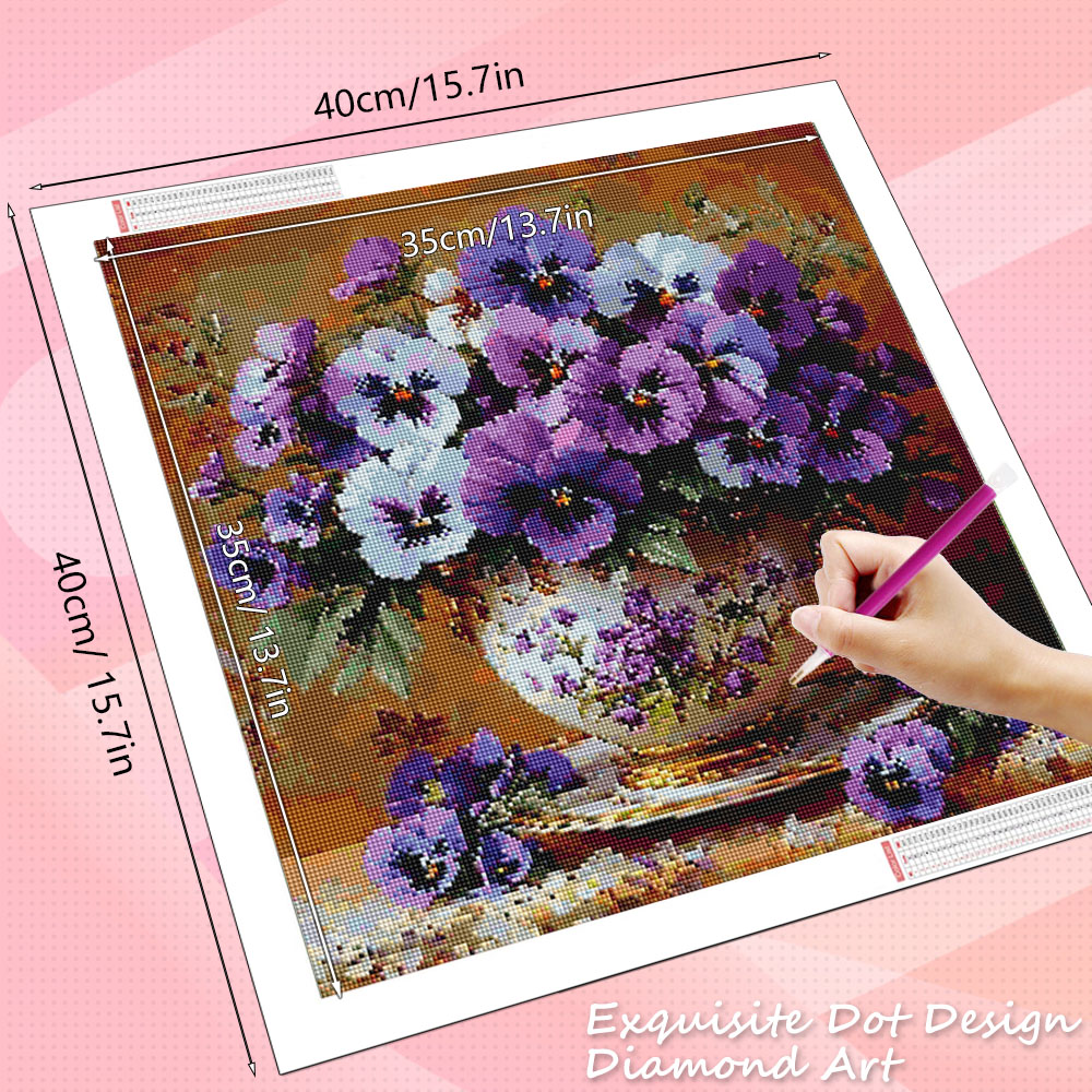 HUACAN 5D Diamante Mosaico Fio - Resin Art With Rose recensione e prezzo