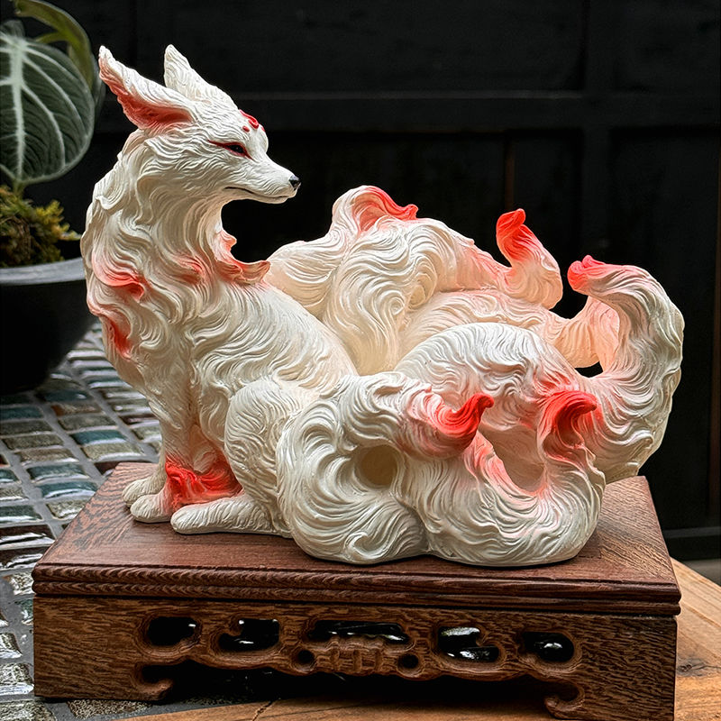 Ornamenti Volpe a Nove Code, S - Resin Art For Anniversary Gift recensione e prezzo