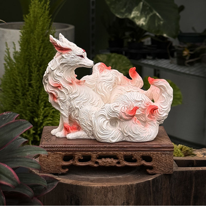 Ornamenti Volpe a Nove Code, S - Resin Art For Anniversary Gift recensione e prezzo