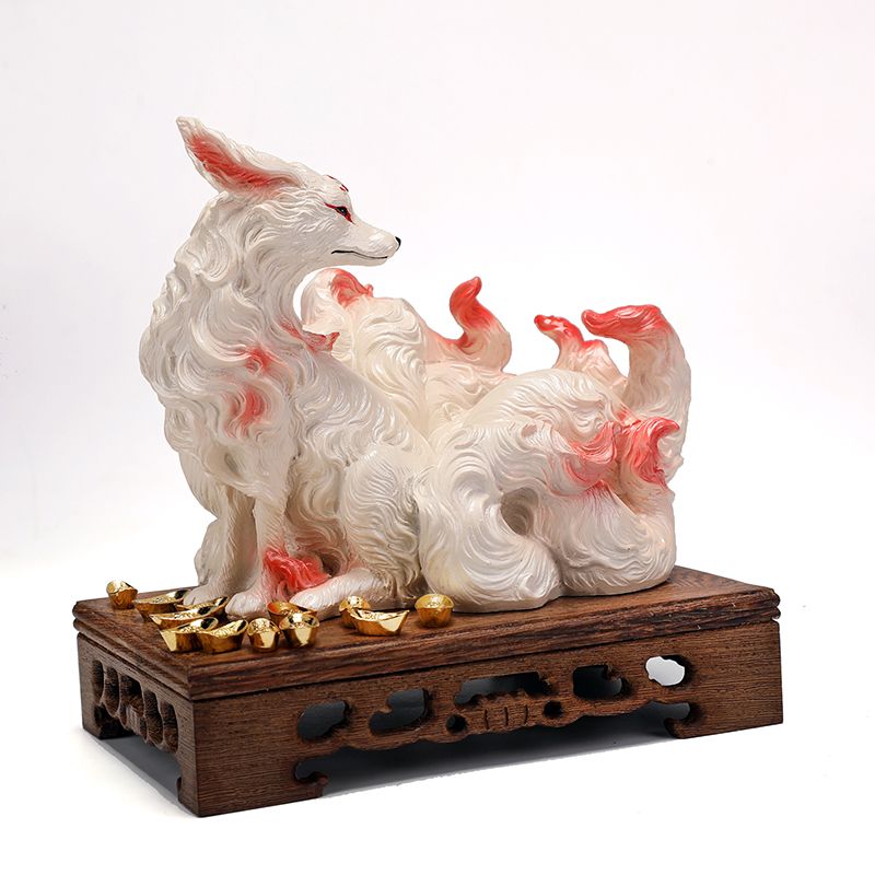 Ornamenti Volpe a Nove Code, S - Resin Art For Anniversary Gift recensione e prezzo