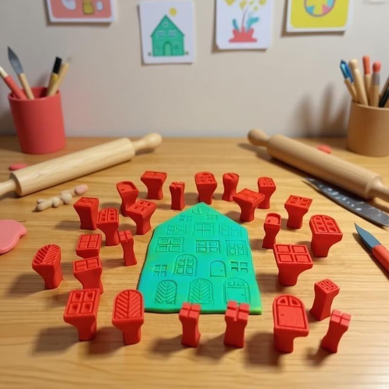 Kit di 25 timbri e modelli in  - Resin Art Clay recensione e prezzo