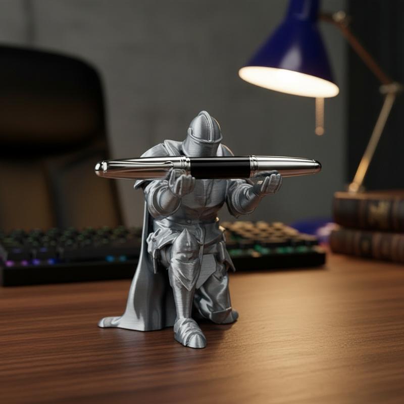 Portapenne Cavaliere in Resina - Resin Art Price recensione e prezzo