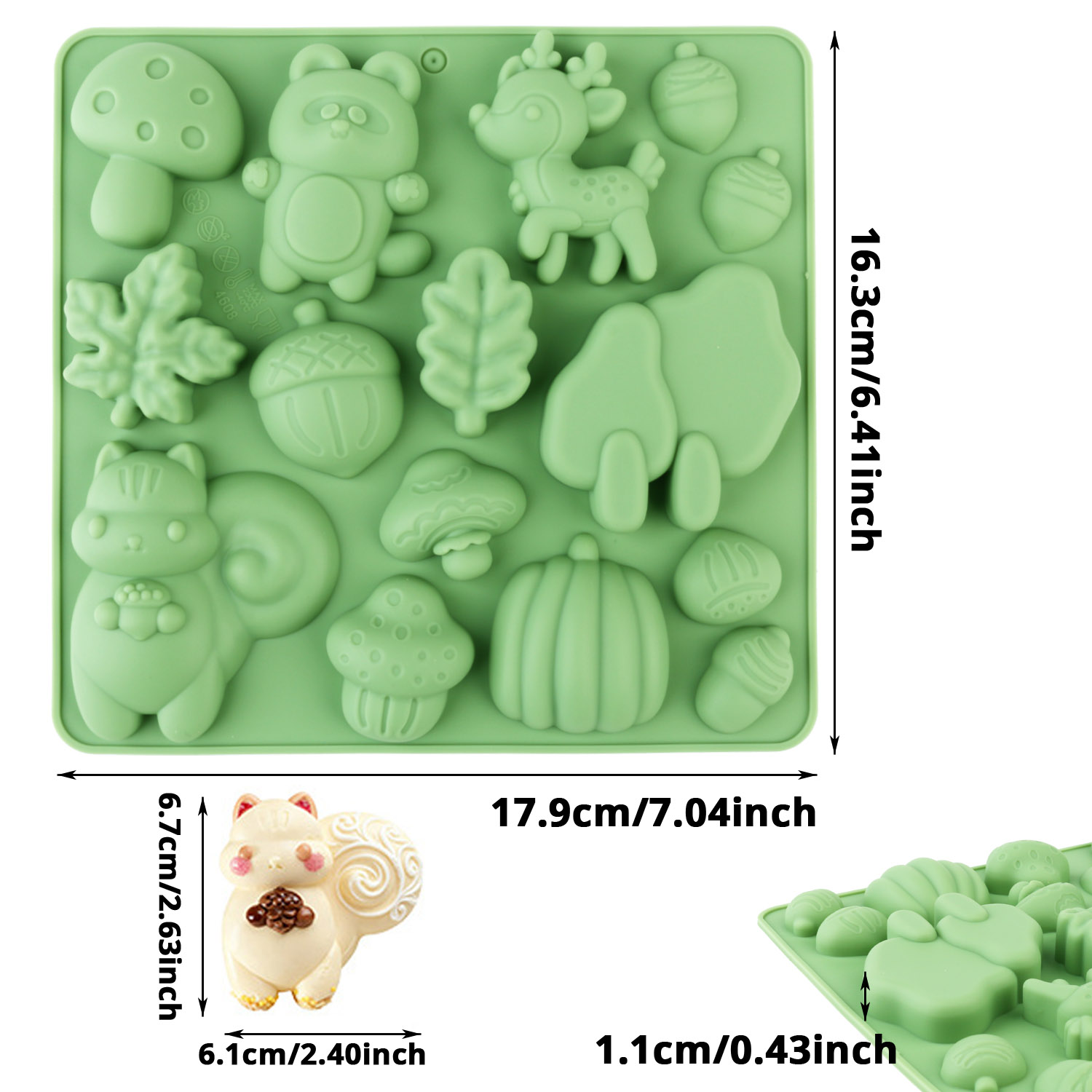 1 stampo in silicone a forma d - Resin Art And Craft recensione e prezzo