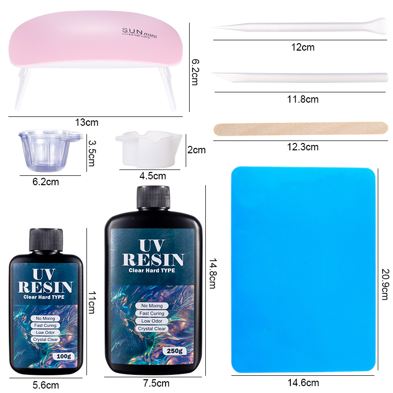 100g/250g Trasparente Resina U - Uv Resin Clear Hard recensione e prezzo